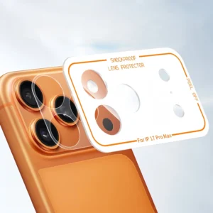 Matte Camera Lens Protector and 17 Pro Precise Alignment Camera Module Base Film Recessed design for iPhone 17 Pro Max Pack of 20