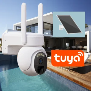 Built-in Battery Solar Camera LTE Network 4G Wireless 4MP Single Lens APP High Resolution Ptz Camera Support Tuya App