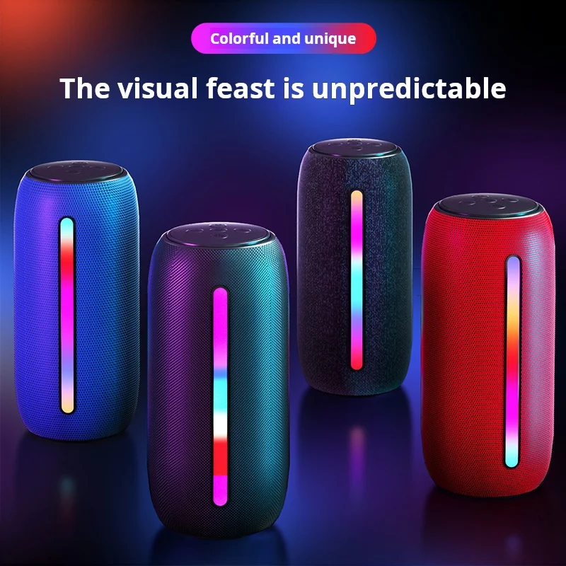 FLIP8 Mini Wireless BT Loudspeaker Karaoke Car Mobile Phone RGB LED Portable Speaker Cycling Outdoor Party Player Music Speaker Pack of 10 - Image 2
