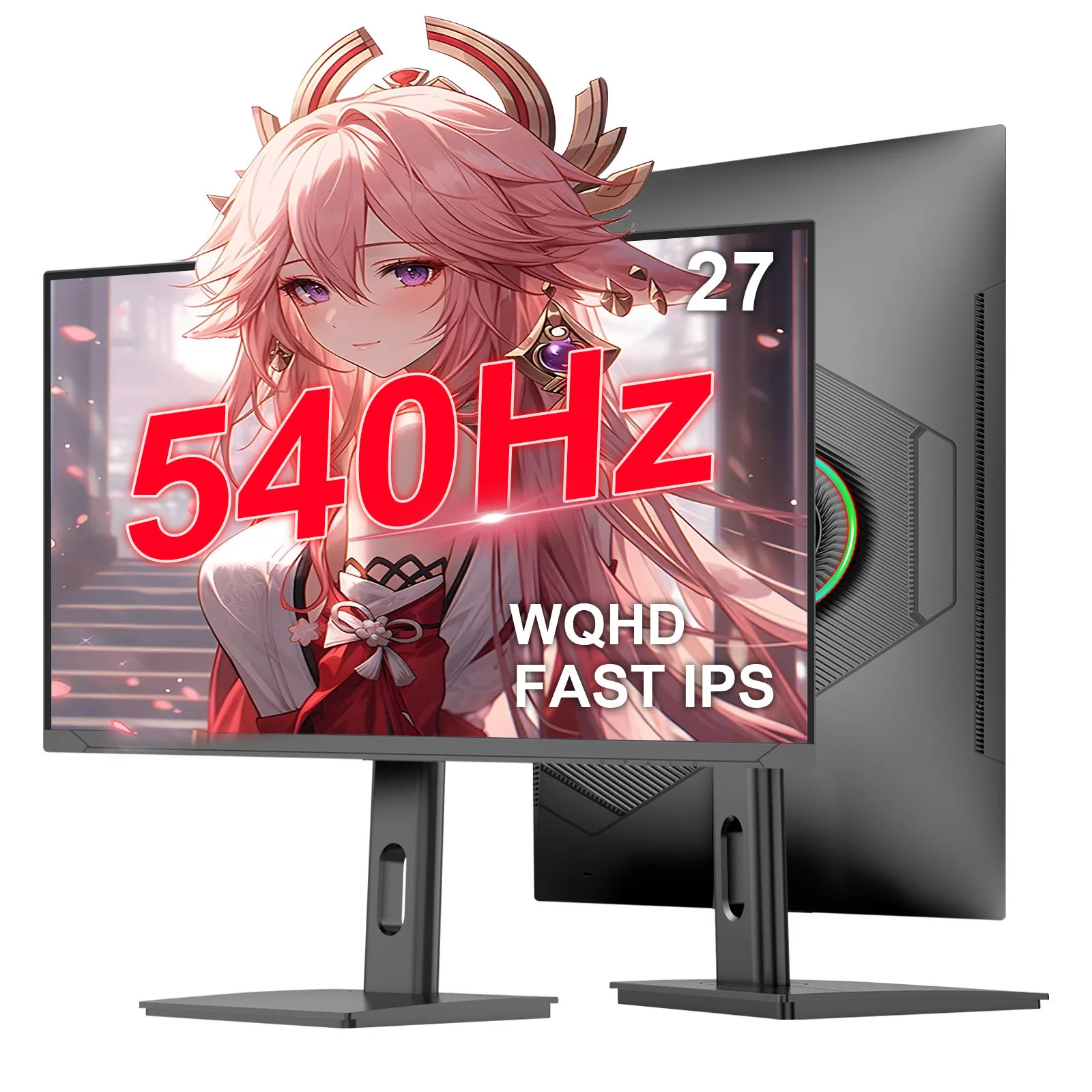 540Hz 380HZ 240HZ High Refresh Rate Gaming Pc Monitor 27 Inch 1K 2K 4K 5K Frameless 100%sRGB Low Blue Light LED LCD Screen