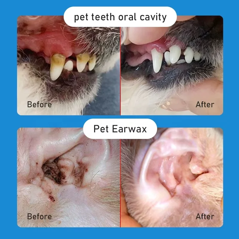 OEM/ODM Natural Pet Care Set -Dog Paw Balm, Ear Cleaner, Eye Drops, Shampoo for Dogs & Cats - Image 4