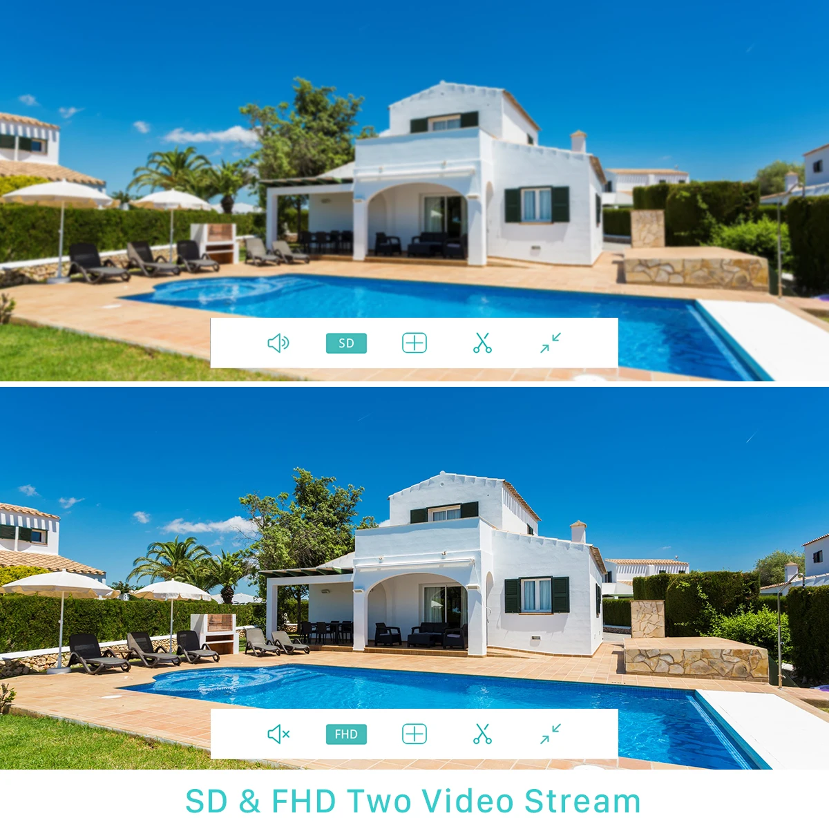 Rscamtom 1080P HD Outdoor Home Wifi Camera Motion Detection Alarm Color Night Vision Cc Camera Wifi - Image 3