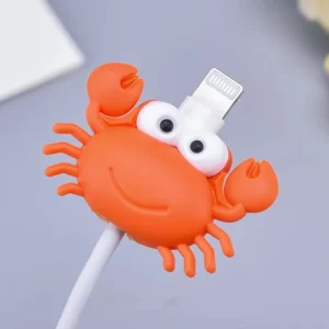 Applicable to Data Cable Protective Cover Cartoon Insect Fruit Mobile Phone Fast Charging Data Cable Cover Spot Wholesale