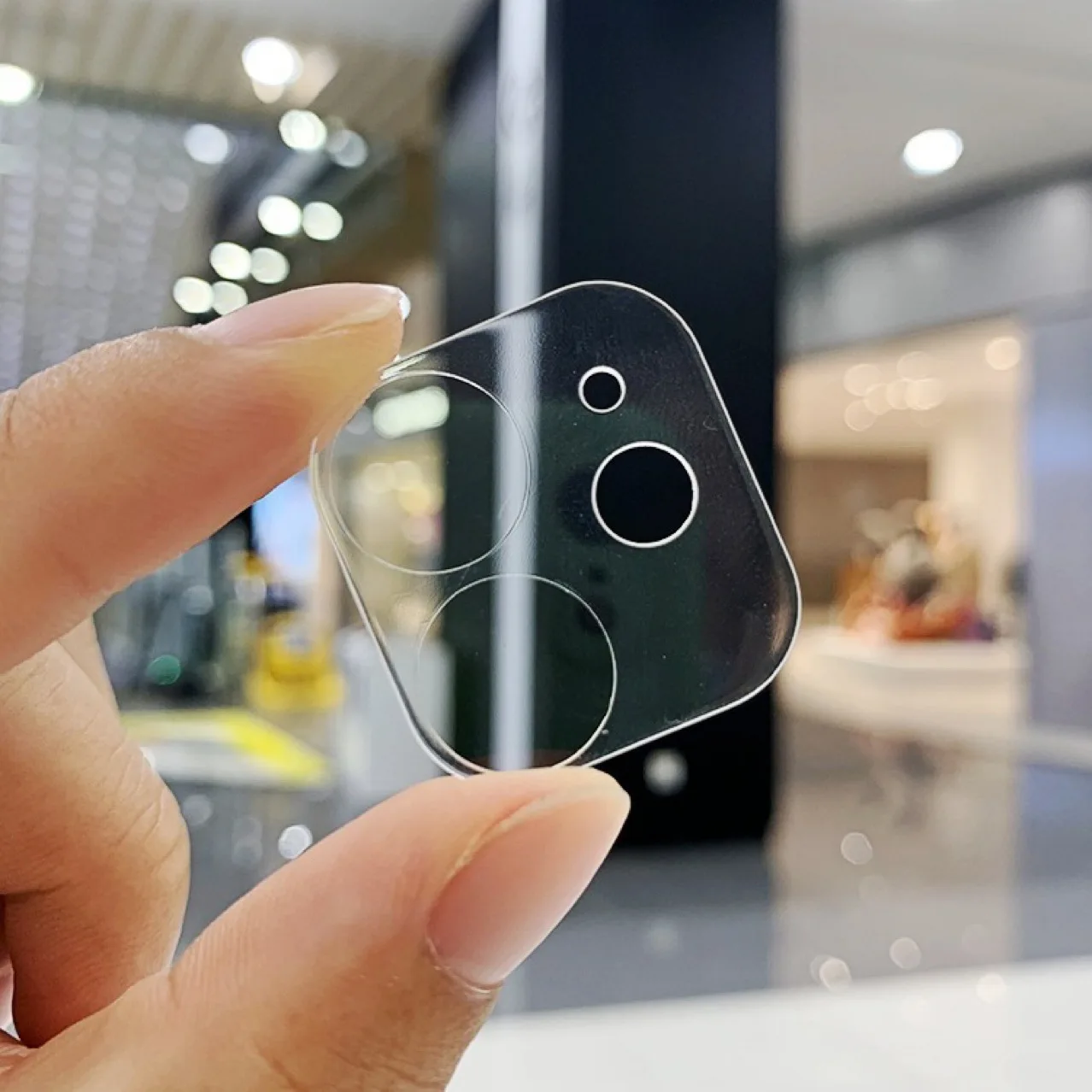 Silk Screen Clear Tempered Glass Camera Lens Protector 12 13 14 15 Plus 15 Pro Max Lens Glass Screen Film for iPhone 11 Pack of 10 - Image 4