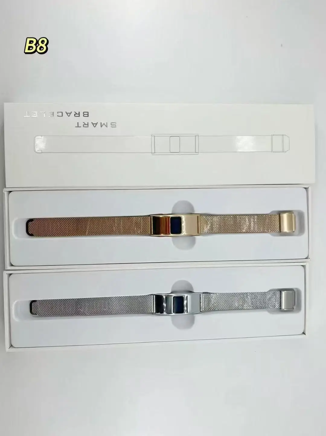 Ultra-Thin 2.8mm Smart Bracelet B8 Heart Rate Blood Oxygen Monitor 0.49 Inch Screen Fitness Tracker for Women Men Watch - Image 4