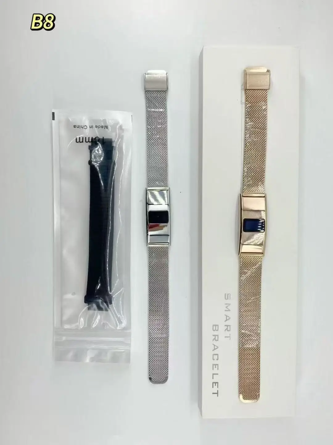 Ultra-Thin 2.8mm Smart Bracelet B8 Heart Rate Blood Oxygen Monitor 0.49 Inch Screen Fitness Tracker for Women Men Watch - Image 3