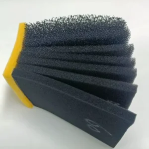 Factory Customized 30~60ppi Perforated Biological Sponge Filter Media Pad Fresh Air Filter Foam Plate with Cutting Service Pack of 100
