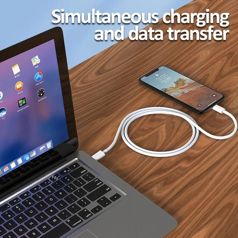 iPhone Micro USB 3A Fast Charging Cable with TPE/PVC Braid Shielding Pure Copper Conductor 1M/2M/3M Lengths for Scanner Use Pack of 50 - Image 2