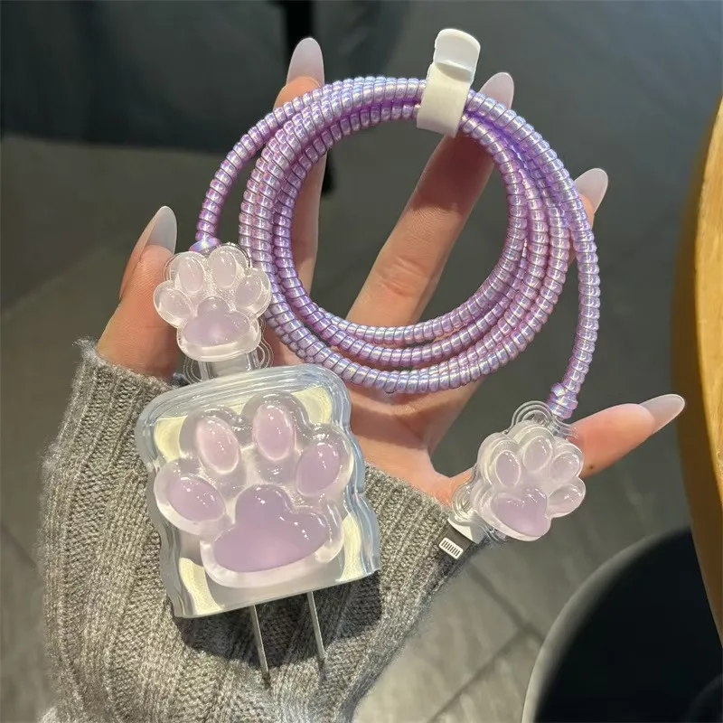 Cat Paw Single Fruit 15 Charger Protective case Universal Mobile Phone Anti-breaking - Image 4