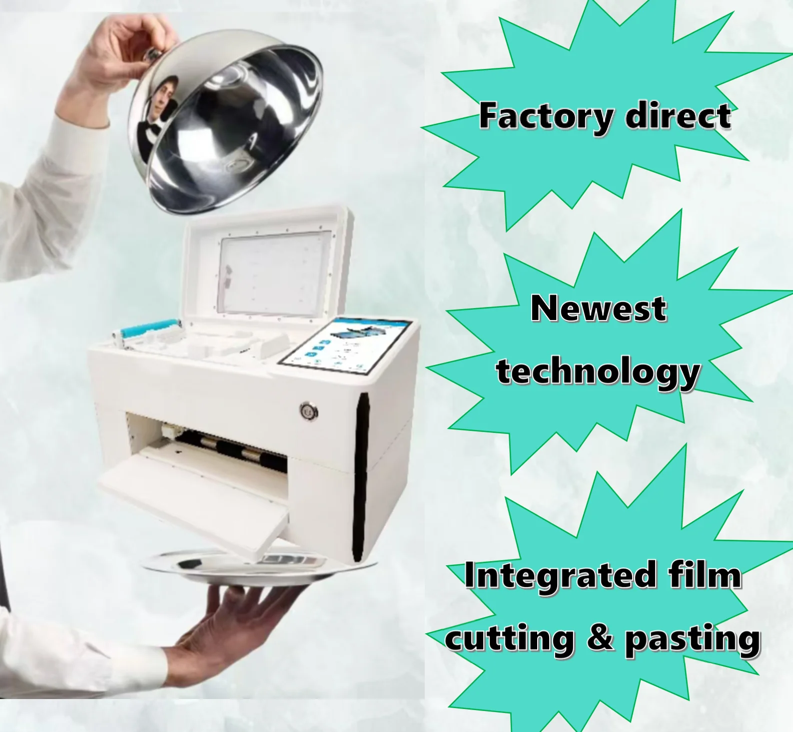 Teneth High-quality Intelligent TPU Hydrogel Mobile Phone Screen Protector Cutting Machine Suitable Samsung Huawei for iPhone 17