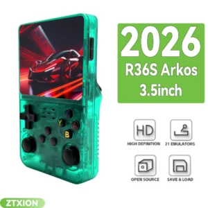 HYX R36S Game Model 3.5inch Screen Build in 15000 Retro Video Games 3500mAh Battery