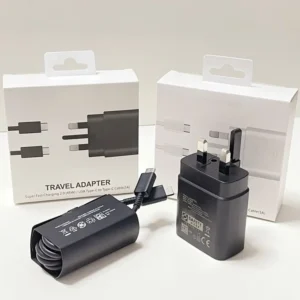 45W Super Fast Charging PD Charger Adapter US EU UK Plug Cargador With Type C Cable Fast Charging Charger for Samsung Pack of 20