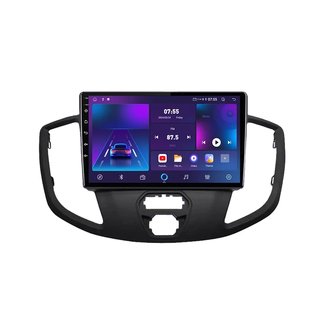 Car Radio GPS Navigation for Ford Transit Tourneo Custom 2015-2018 WIFI Android Auto Carplay Stereo Head Unit Multimedia Player