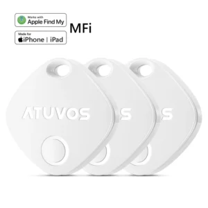ATUVOS Mini GPS Tracker Waterproof Smart Locator Air-Tag Enabled Kids-Friendly Plastic IPhone16 Navigation Wholesale Price