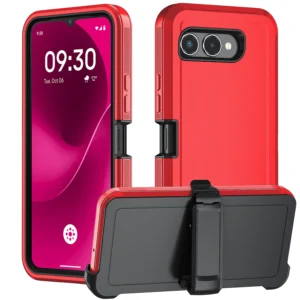 Heavy Duty Holster case for T-Mobile Revvl 8 Rugged Belt Clip Defender case Pack of 50