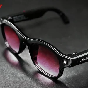 W AI 3 Smart Glasses 8MP 4K Video Camera Sunglasses 4G Storage Wi-Fi Audio Record Simultaneous Transfer AI Integration