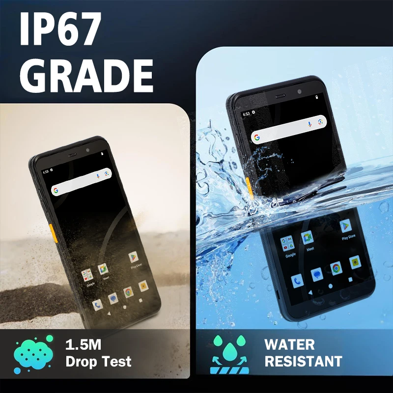 4+64G Google PDA 8-Core 6.0 Inch TouchScreen Android14 Handheld Terminal 1D/2D Terminal Device 5000Ah WIFI 4G Express Stock - Image 4