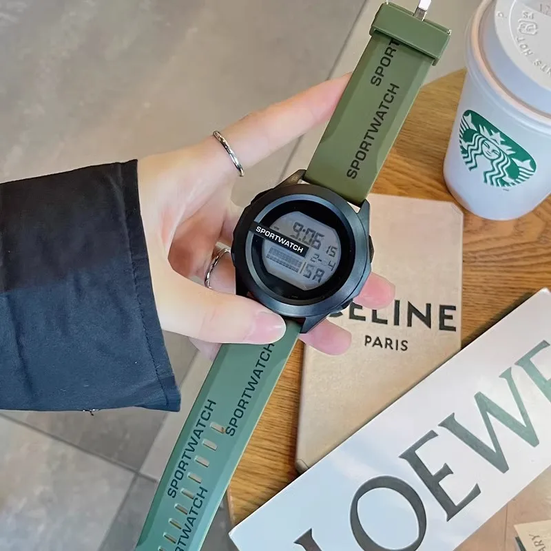 Sports Watch for Man Luxury Digital Wristwatch Stopwatch Luminous With Date Week Original Male Clock Reloj - Image 4