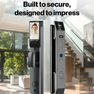 Secure Digital TUYA Smart Lock Camera Doorbell Aluminum Alloy Wood/Brass Card/Key/Password/Fingerprint/App Unlock Wi-Fi Cloud