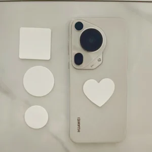 Custom Washable Microfiber Phone Screen Cleaner Sticker Plain Reusable Blank Sticky Pad Cloth Cleaner Dust Removal Sticker