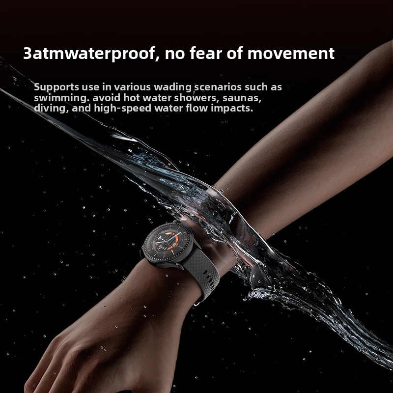 XingmaiCross-border AMOLED Round Screen Smart Watch GTR3 Sports Watch 3ATM Waterproof Heart Rate Monitoring Bracelet Flagship - Image 4