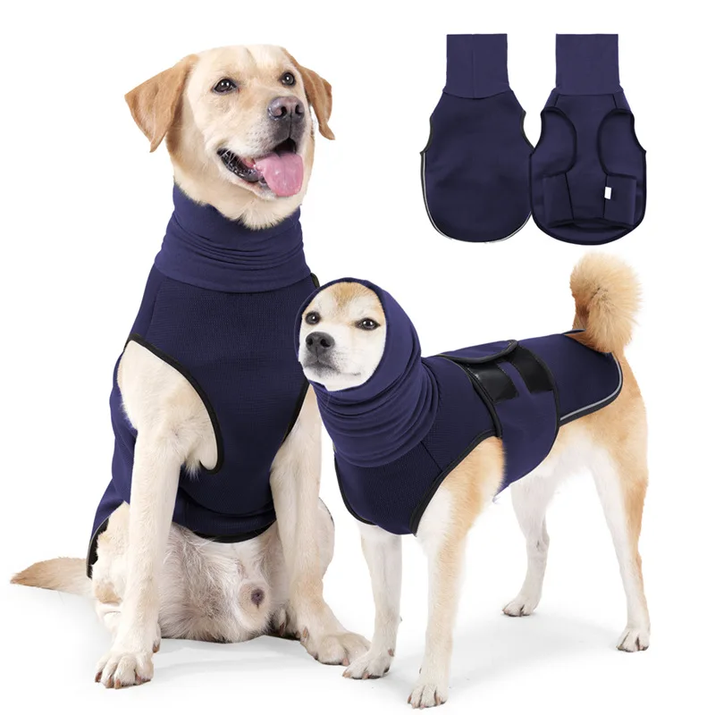 Factory Spot Cross-border s Dog Anxiety Vest Adjustable Soft Premium Anti-scare Pet Calming Jacket for Separation Pack of 2