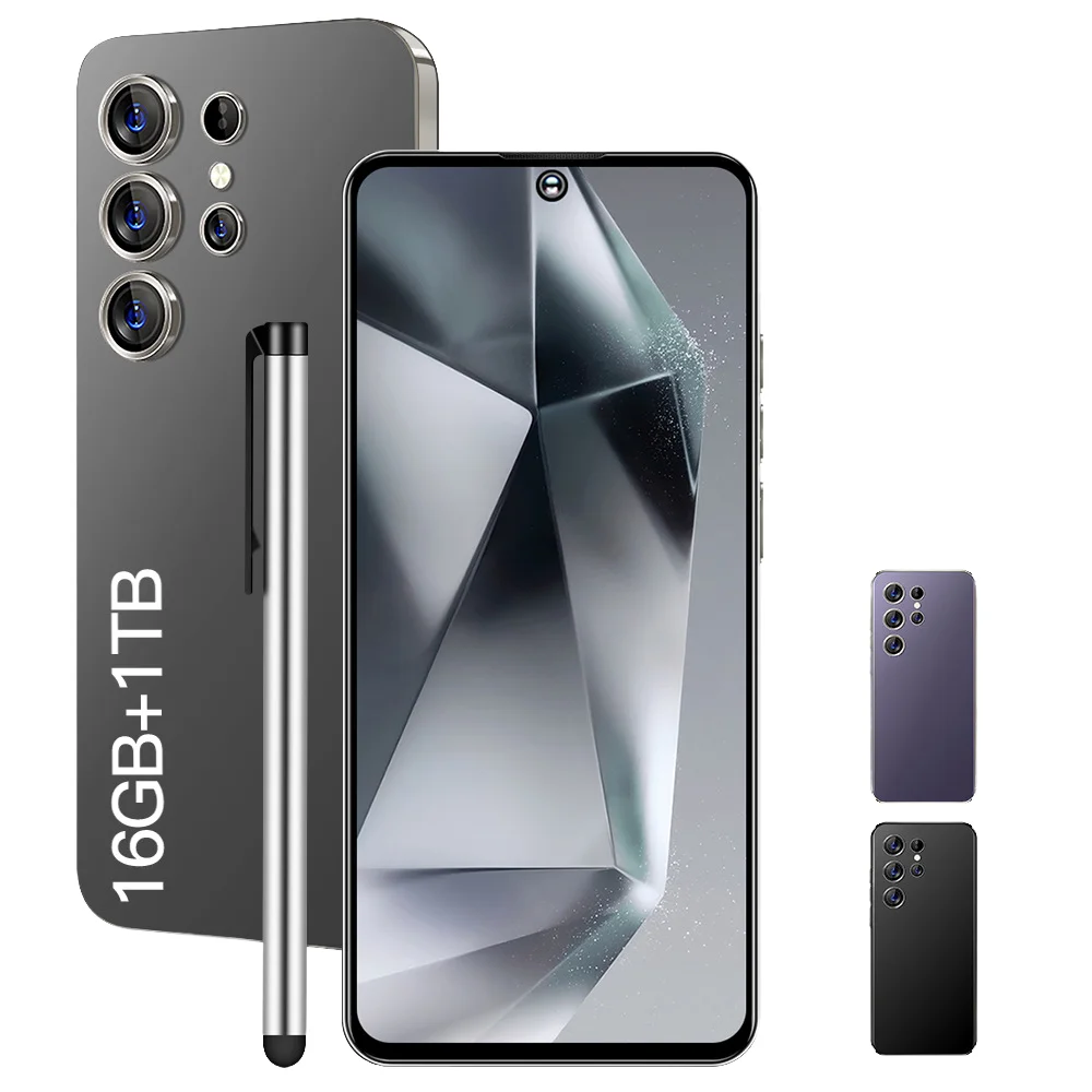 S25Original Unlocked 3G/4G/5G Mobile Phone 16GB+1TB Gaming Celular with Dual Sim Card & 2G RAM Telefones Usados by Manufacturers