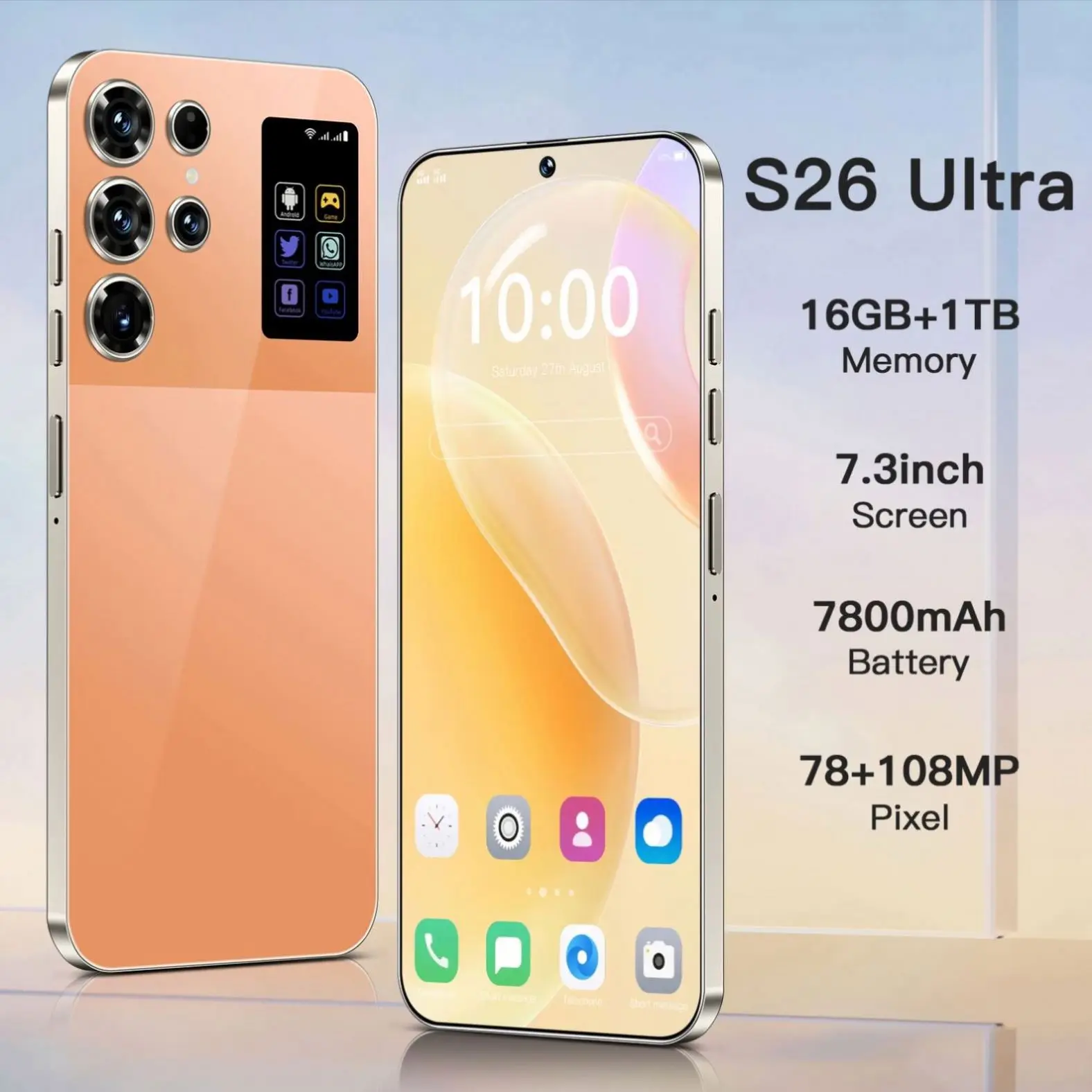 New S25 Ultra 22GB+2TB Smartphone Global 5G Android 15 Mobile Phones Wholesale 6.9 Inch Gaming S25 ultra Cellphones - Image 3