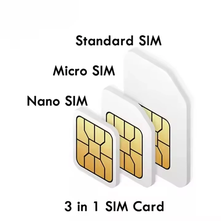 International Multi-Network IOT SIM Card for Fleet Management & IOT Devices Roaming Data Plan Standard Micro Nano 3 in 1 Pack of 2