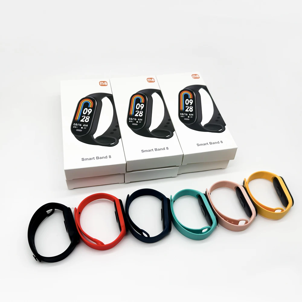 Guangzhou M8 Smart Bands Sports Pedometer Heart Rate BP Monitor Watch M8 Fashion Bracelet for Man Woman Pack of 2 - Image 2