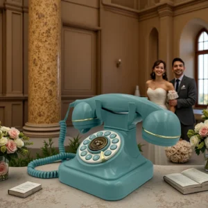 Best Selling Audio Guestbook Phone with Voice Message Wedding Phone for Wedding and Party Blessing Recording for Wedding