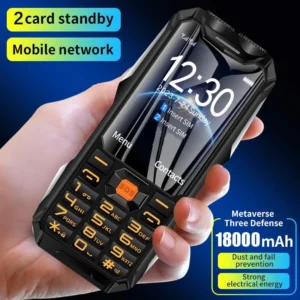 Unlocked Q9 GSM 4G Network Mobile Phone Dual SIM Cards Rugged Bar Cellphone 3.5Inch Color Screen Large Button Long Last Battery Pack of 5