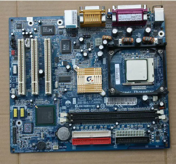 KH-845GV Intel Socket 478 ATX Motherboard + CPU Double Channel DDR2 RAM SATA Interface Non-Integrated Graphics New-Diskless HL - Image 2