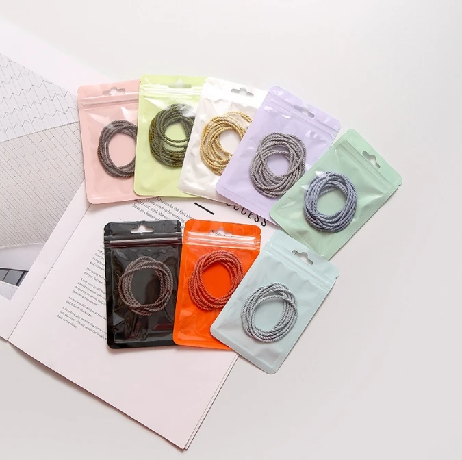 Wholesales Clear Front Three Sides Sealing Bags Plastic Reusable Zip Lock Food Storage Pouches Bags Zip Lock Bags Pack of 500 - Image 2