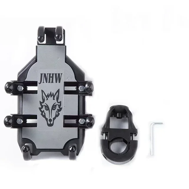 New Adjustable Motorcycle Scooter Bike Phone Mount Accessories Phone Holder Clamp 360 Degree Rotatable With Shock Absorption - Image 3
