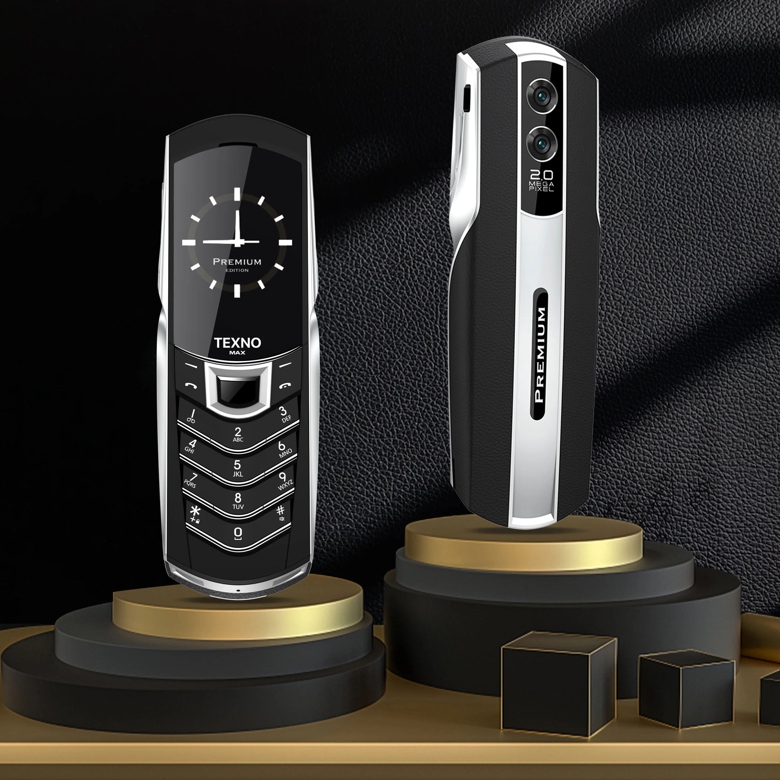 V8 1.77 Inch HD Mini Phone 2G Dual Sim Super Lightweight Unlocked Feature Phone for Kids Students Perfect Backup - Image 3