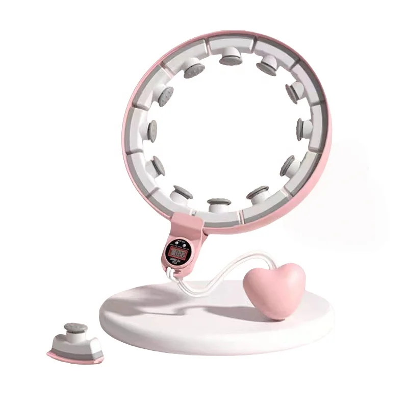 Fashion Adjustable Weighted Hoola Hoops With Led Display Smart Hoola Hoops for Cardio Training Weight Loss Pack of 20