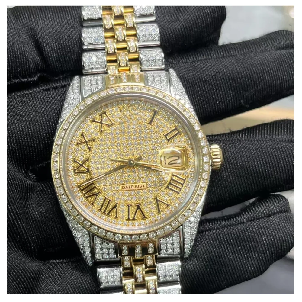 VVS D Colour Moissanite Hip Hop Watches Factory Wholesale Luxury Iced Out Watch Men Women Automatic Mechanical Designers Watches - Image 3