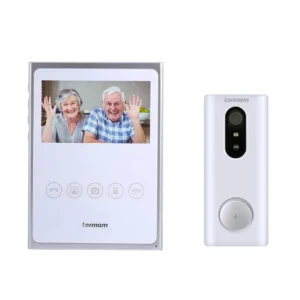 Outdoor with GSM Function Call Transfer to Mobile Phone RF 2.4GHz Frequency Wireless Video Intercom System with 2 Outdoor Units