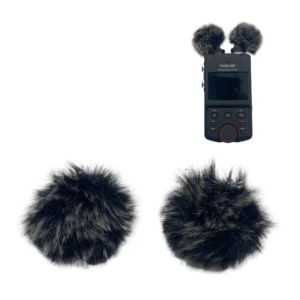 Blue Mantis Dead Cat Outdoor Artificial Fur Wind Microphone Cover Muff Windscreen Shield for Tascam DR07 DR40X X6 X8 Pop Filter Pack of 10