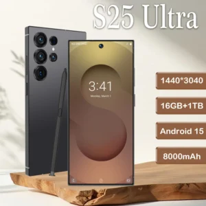 Highly Recommend Brand New Unlocked S25 Ultra Android 13 Phone 16GB+1TB 8-Core 6.8 Inch Screen Dual Sim 48MP Camera Smartphone