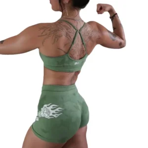 ZWFS- Tuman1502 Women's 2 Piece Outfits Yoga Wear Sets Workout Suit Swear Fitness & Yoga Wear Support Custom Sample for Adults