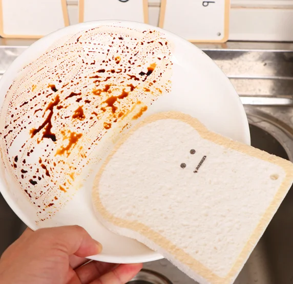 Cleanfull Custom Printed Sponges Rectangle Expanding Bulk Compressed Cellulose Cleaning Sponges Pack of 500 - Image 3