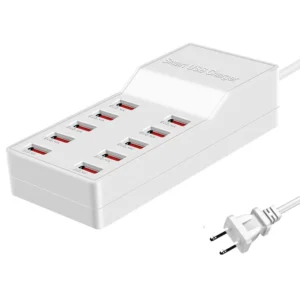 10 Port USB Charger Station 50W 10 Port Desktop USB Multi Charger USB Charging Station for Smart Phone