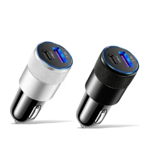 15W USB Car Charger Type C Fast Charging Phone Adapter for Xiaomi Huawei PD Phone Charger Car Adapter Pack of 10