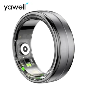 Yawell Shenzhen Cheap Price Aluminium Alloy Smart Ring Magnetic Charging Dropshipping Electronic Health Monitor R06 Smart Ring Pack of 2
