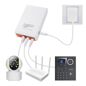 OEM Brand Backup Power 18650 Lithium Battery UPS for IP CCTV Camera Battery Modem Mobile Phone Mini UPS Inverters Converters Pack of 10