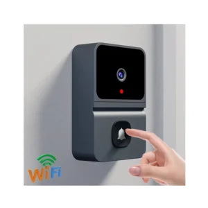 Mini Black Home Security Anti-theft Monitor Infrared Night Vision Function APP Real-time Monitoring Smart WiFi Video Doorbell