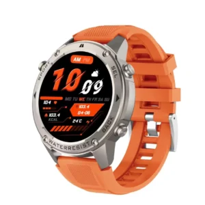 DM56 GPS Outdoor Sport Smart Watch 1.43inch AMOLED 5ATM Waterproof Heart Rate Blood Oxygen Altitude Compass Sleep Tracker Pack of 2
