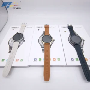 New L500 Pro 2in1 Smart Watch Double Strap Steel Strip Smart Watch Hifi Bt Call Sport Round Shape Smart Watch L500pro Pack of 5